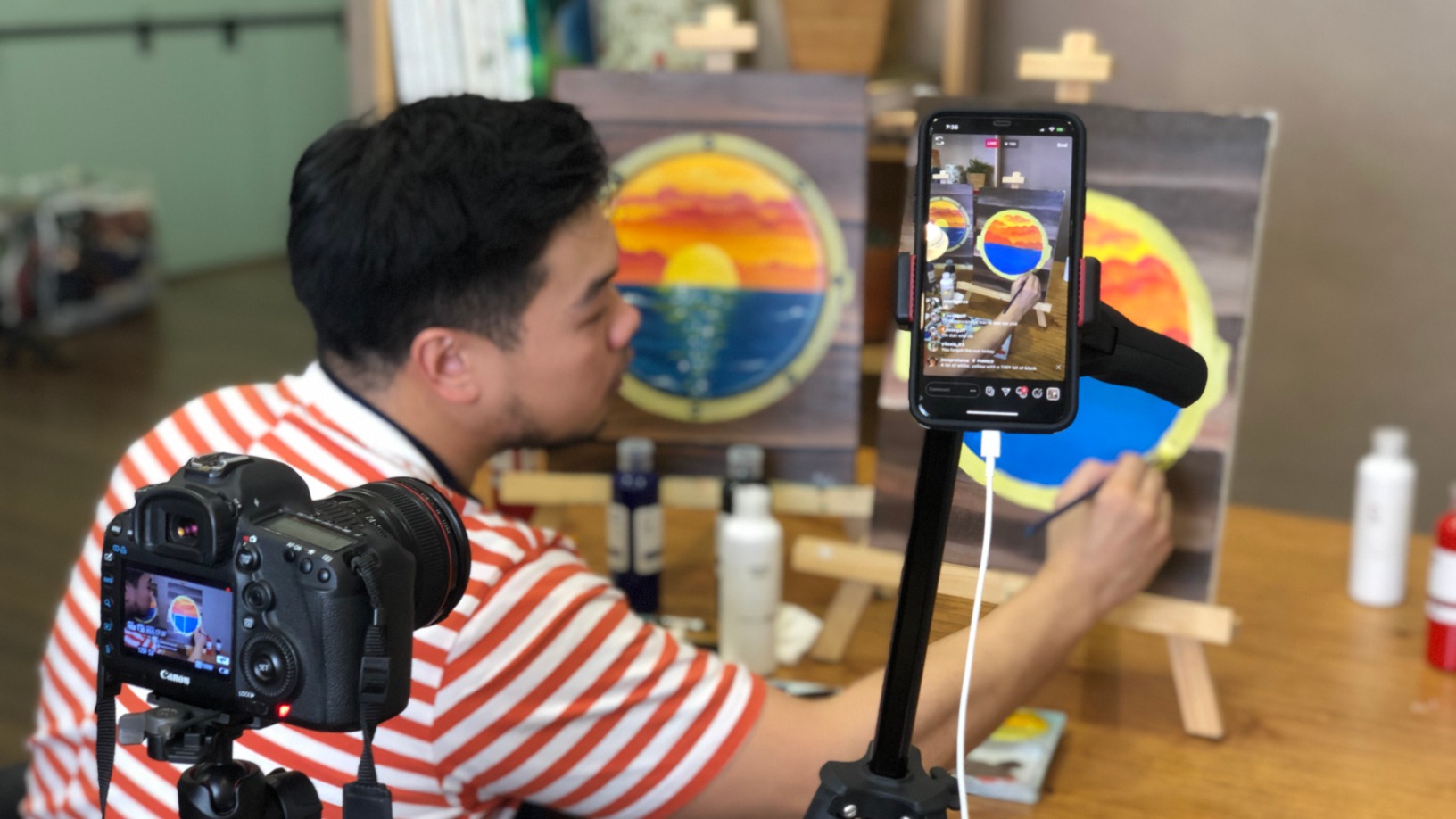 Paint-and-sip startup Bartega pivots online amid Covid-19, spreading the joy of painting to more
