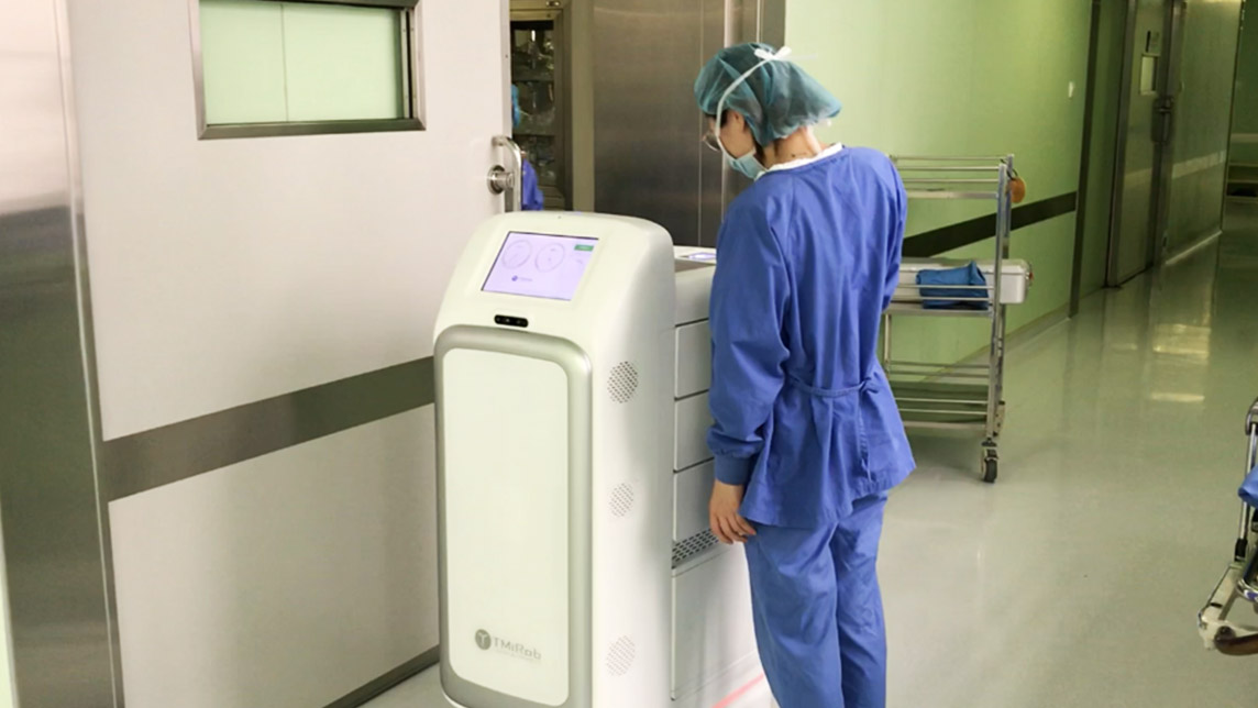 TMiRob's medical robots lighten the load of doctors and nurses in hospitals